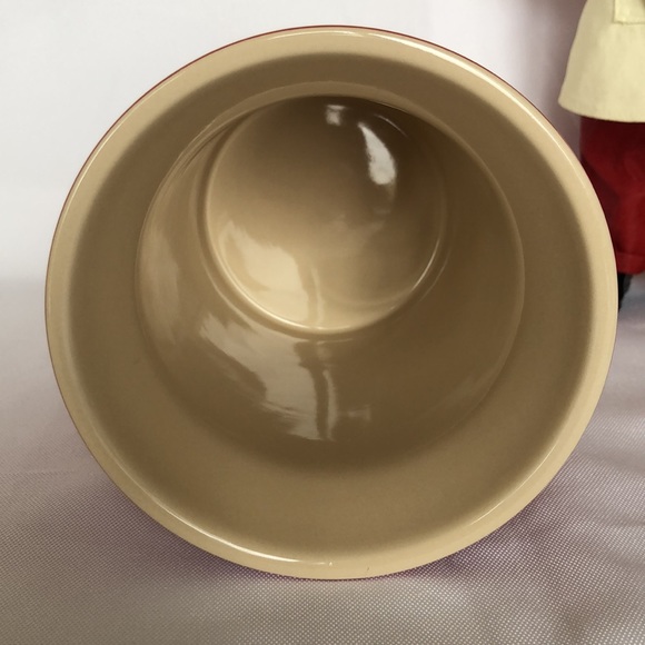 Olive & Thyme Kitchen Stoneware Red Utensil Holder Le Creuset Style - Picture 4 of 7